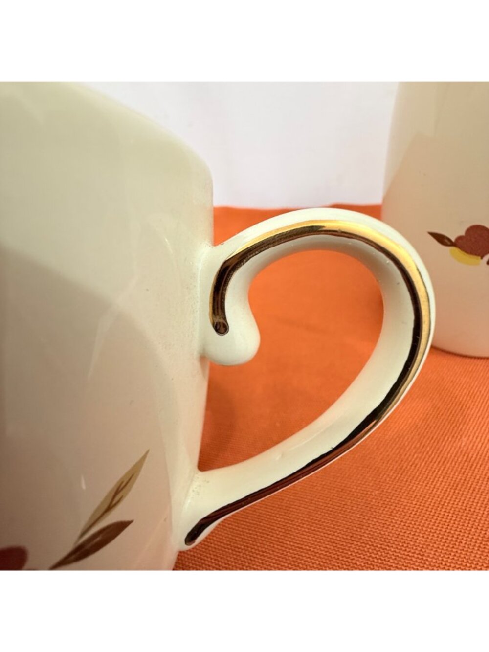 Hall Autumn Leaf 12oz Coffee Mug 2 Limited Edition China Specialties New - Picture 8 of 14